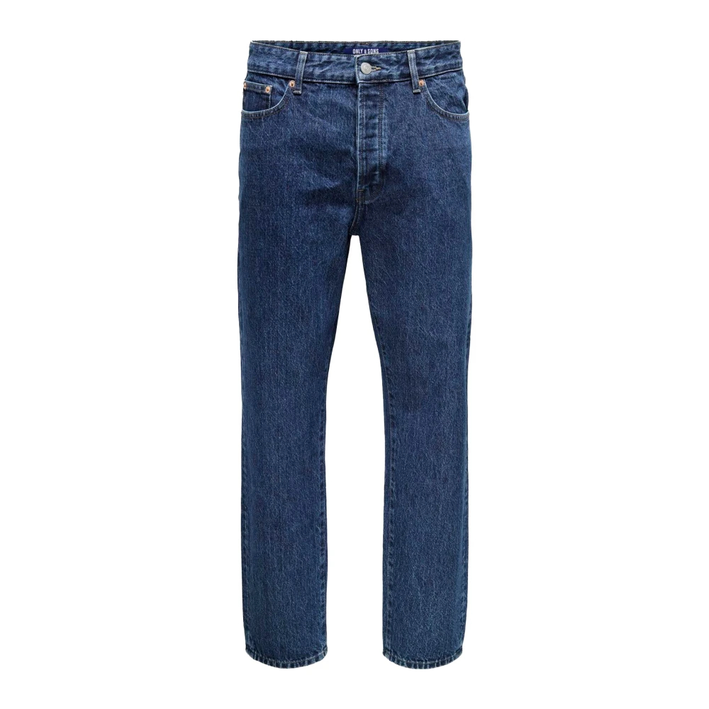 Only & Sons Men's Blue Slim-Fit Jeans W30 L32
