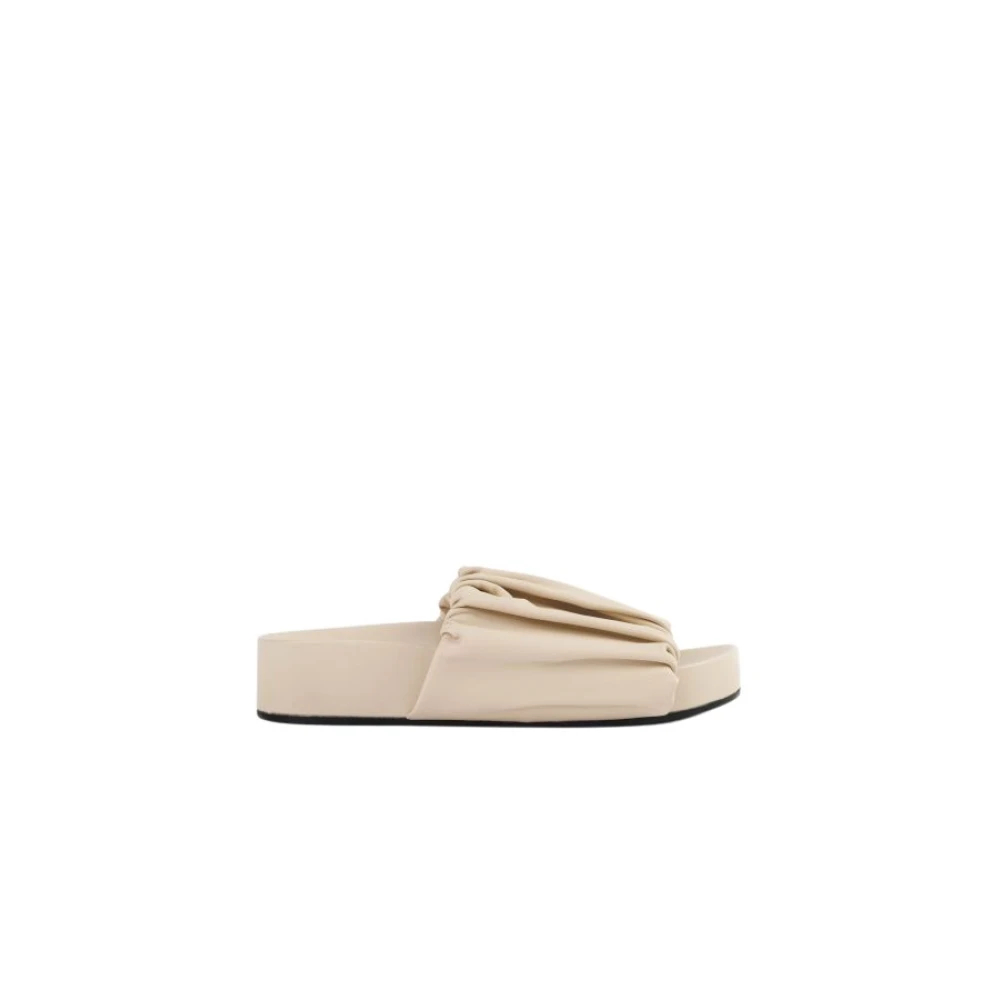 Jil Sander Women's Beige Sliders Size 3 Uk