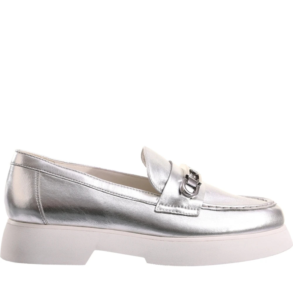 Högl Women's Gray Loafers Size 8 Uk