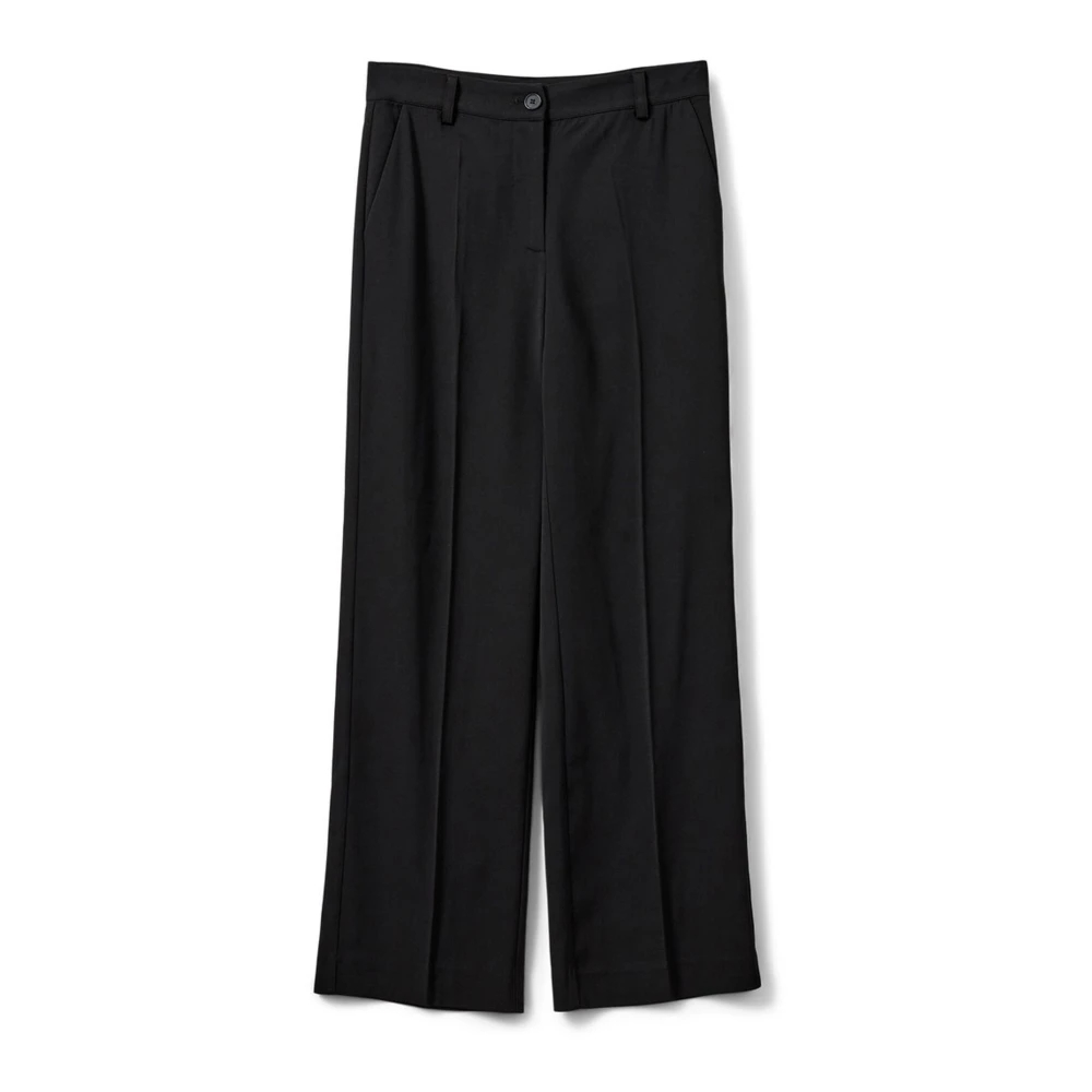 Sofie Schnoor Women's Black Wide Trousers Small