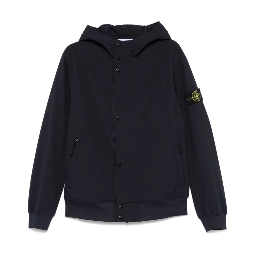 Stone Island Men's Blue Light Jackets Small