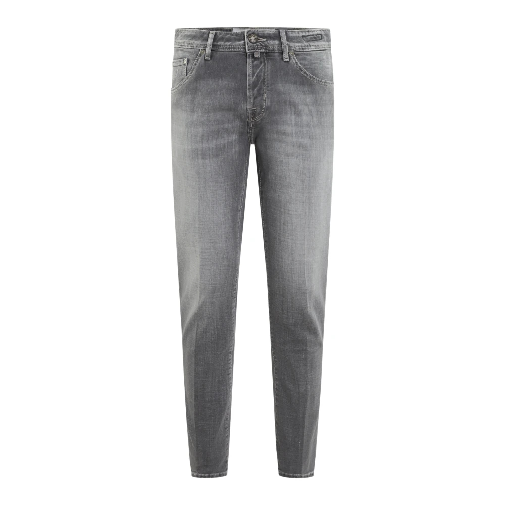 Jacob Cohën Men's Gray Slim-Fit Jeans W33