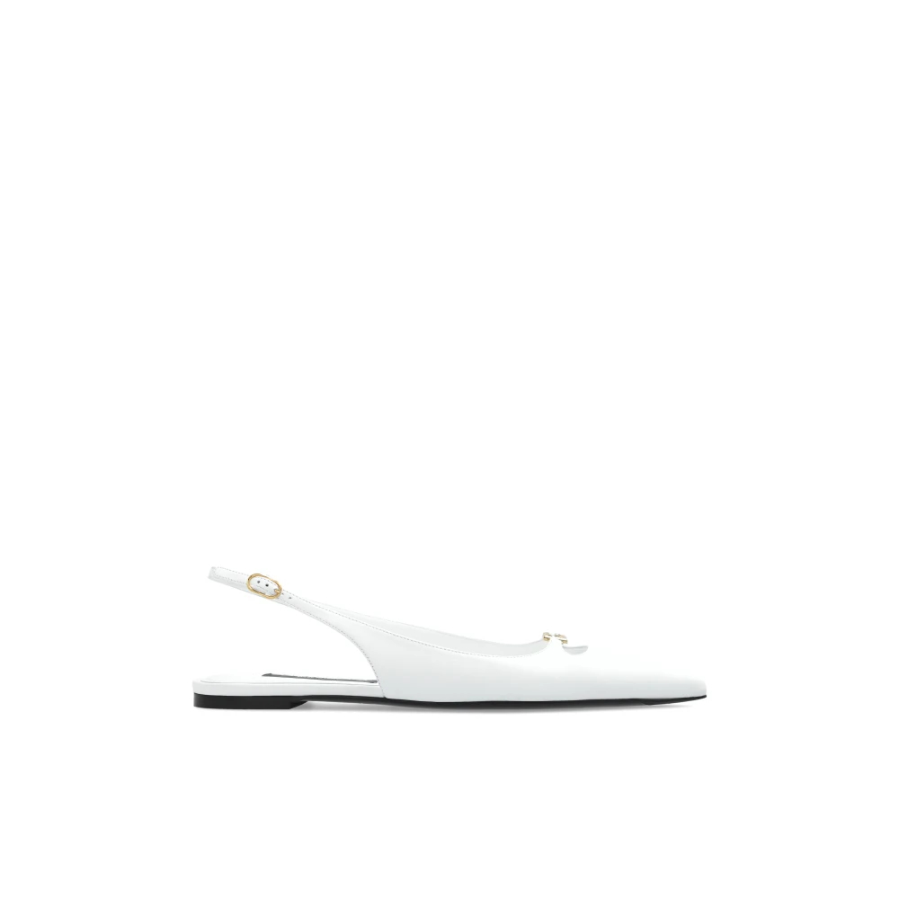 Dolce & Gabbana Women's White Ballerinas Size 7 Uk