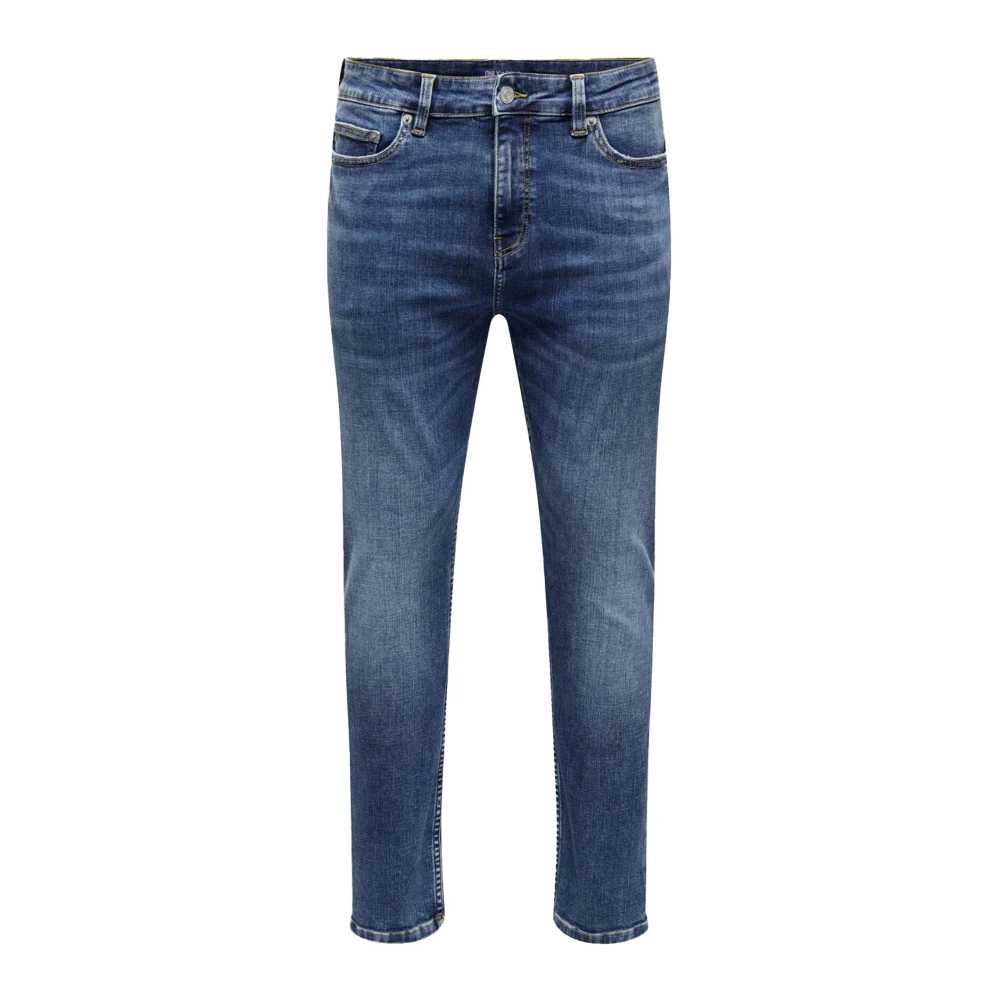 Only & Sons Men's Blue Slim-Fit Jeans W30 L32
