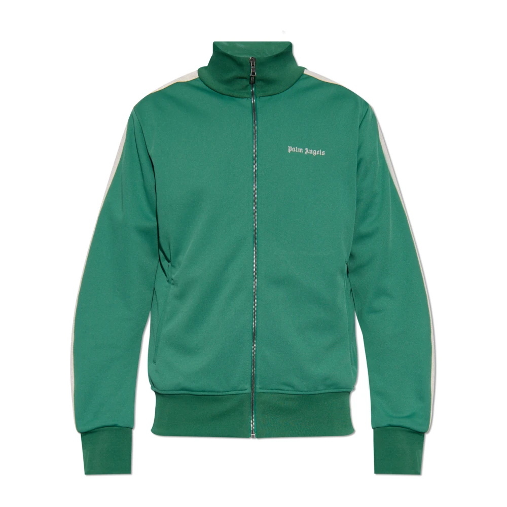 Palm Angels Men's Green Zip-Throughs Small