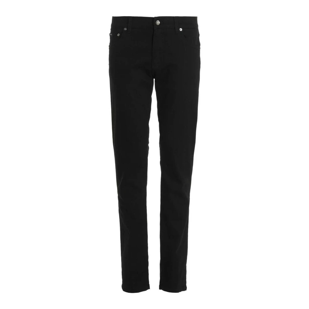 Dolce & Gabbana Men's Black Slim-Fit Jeans 3XL