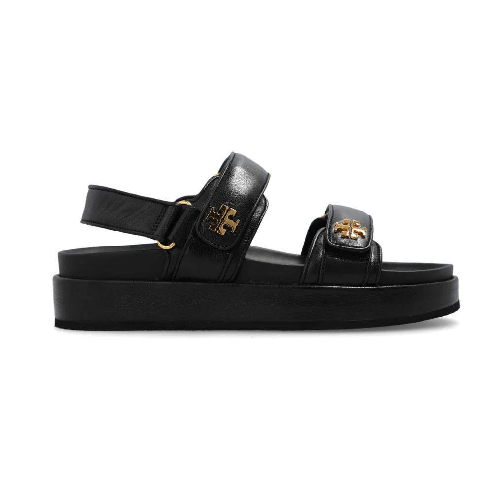 Tory Burch Women's Black Flat Sandals Size 7 Uk