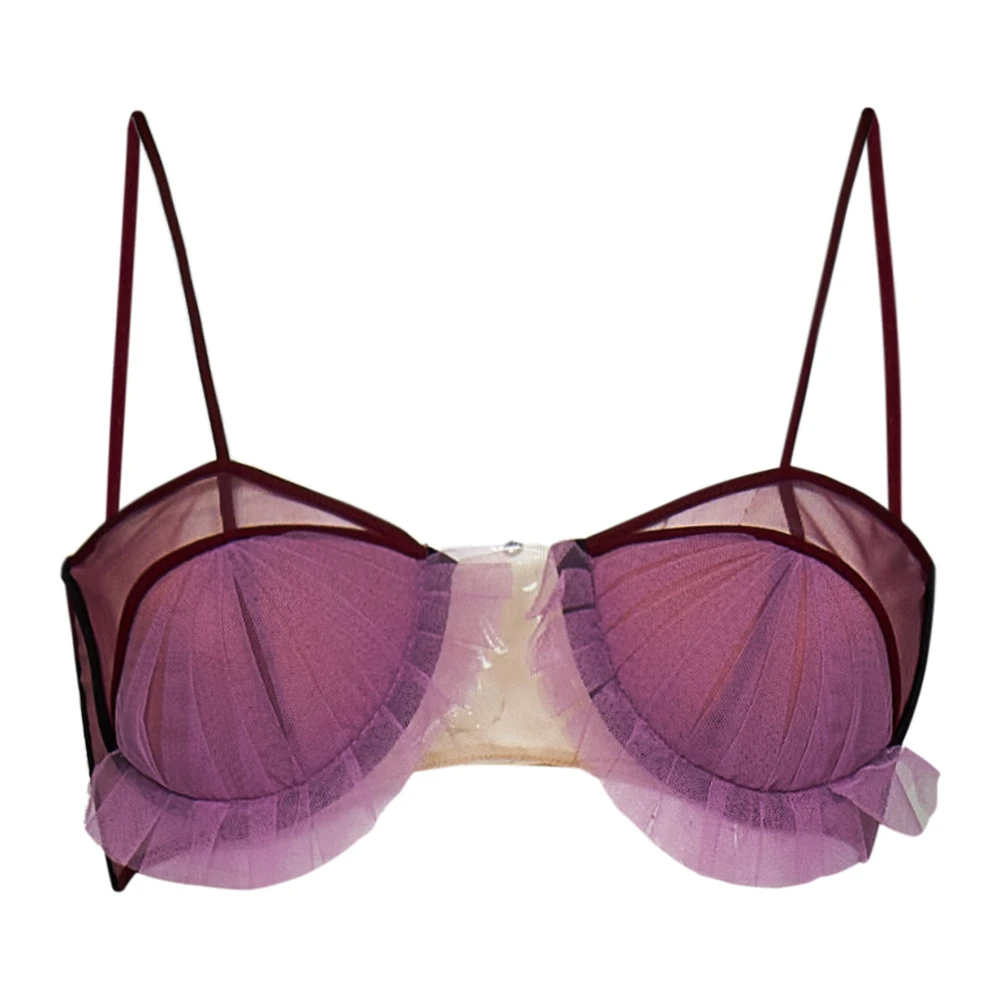 Nensi Dojaka Women's Purple Bras Medium