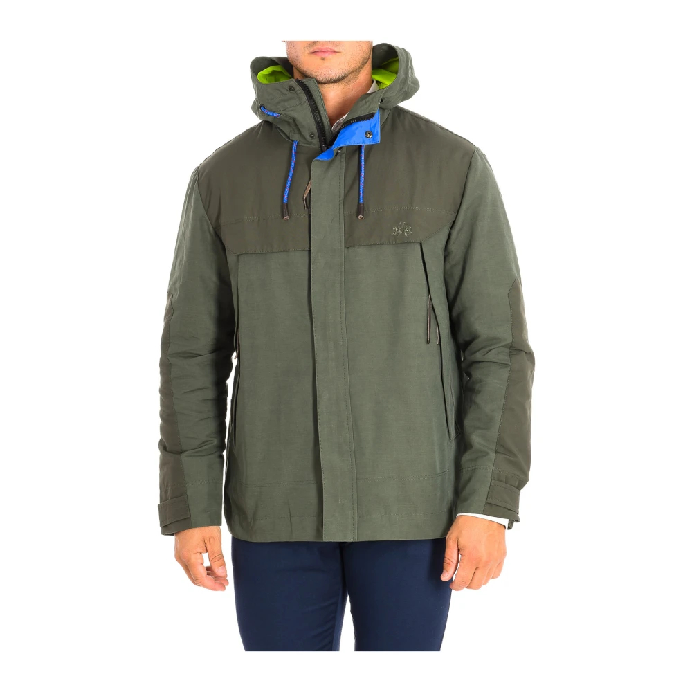 La Martina Men's Green Winter Jackets Large