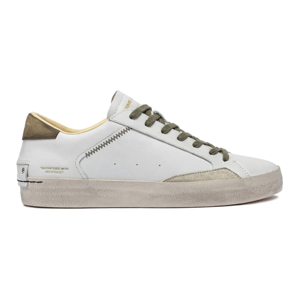 Crime London Men's White Sneakers Size 7 Uk