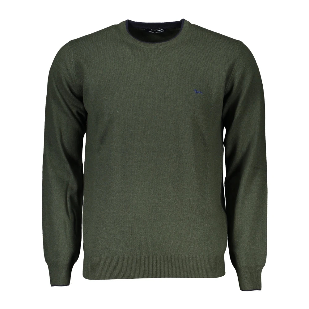 Harmont & Blaine Men's Green Round-Neck Knitwear 2XL