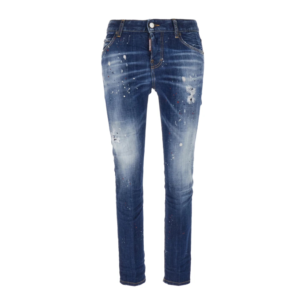 Dsquared2 Women's Blue Slim-Fit Jeans 3XS