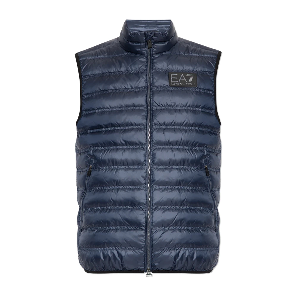 Emporio Armani Ea7 Men's Blue Vests 2XL