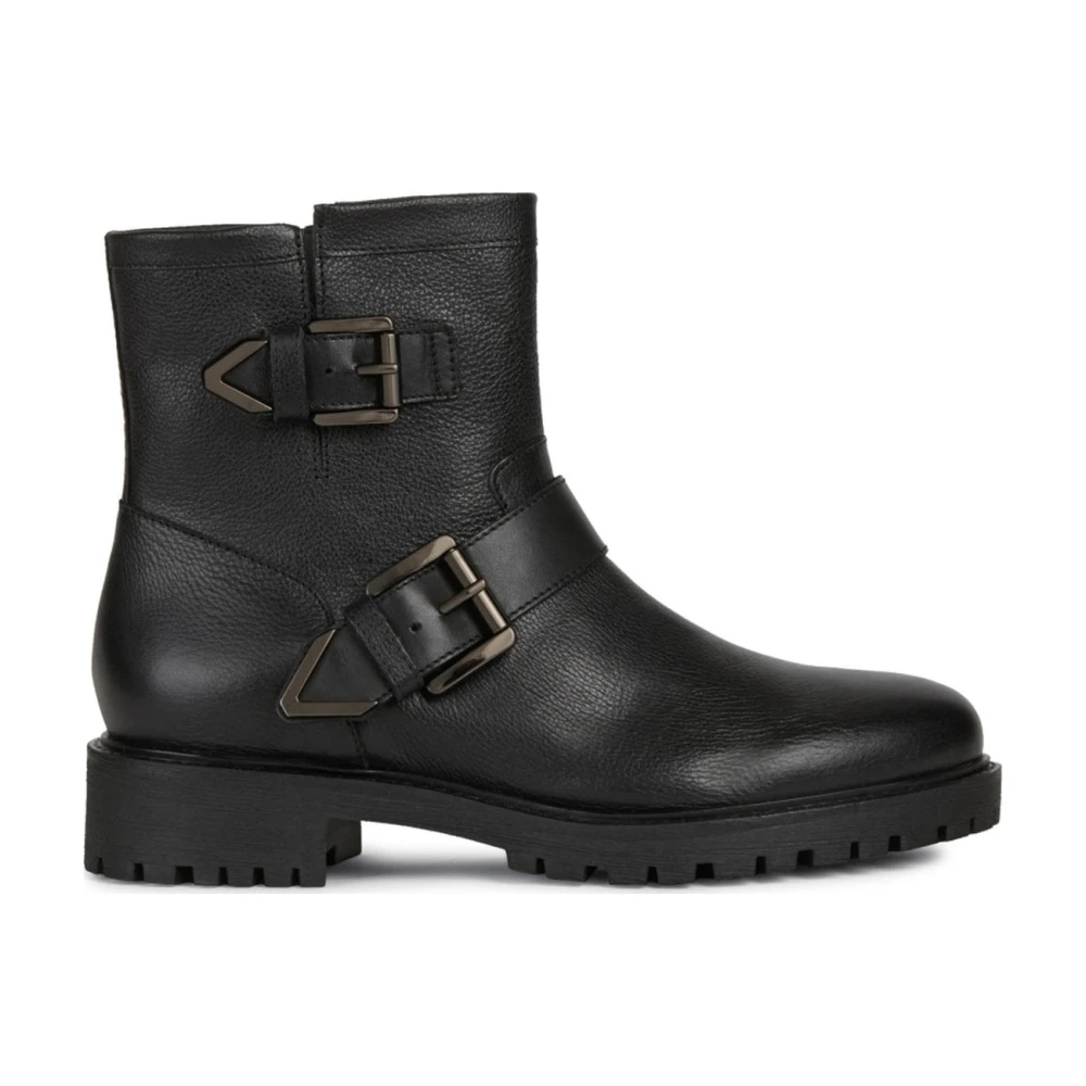 Geox Women's Black Ankle Boots Size 4 Uk