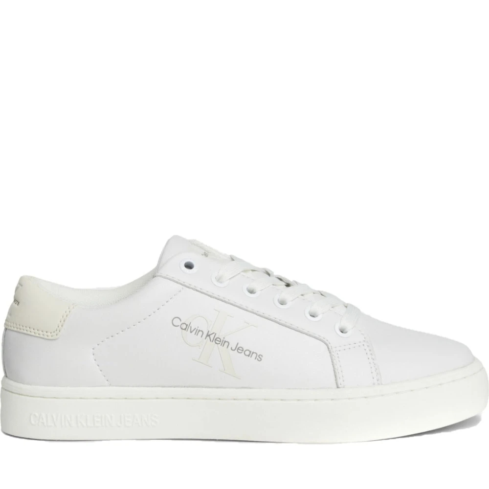 Calvin Klein Jeans Women's White Sneakers Size 4 Uk