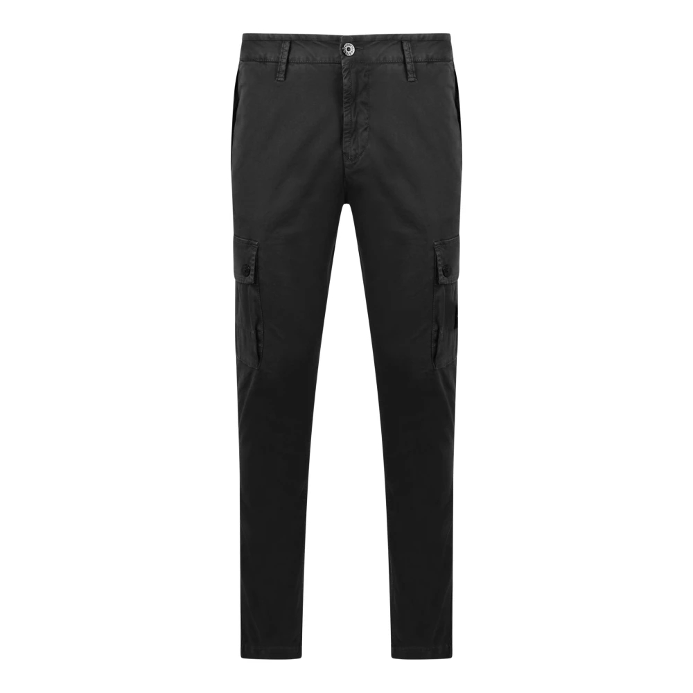 Stone Island Men's Black Slim-Fit Trousers W30