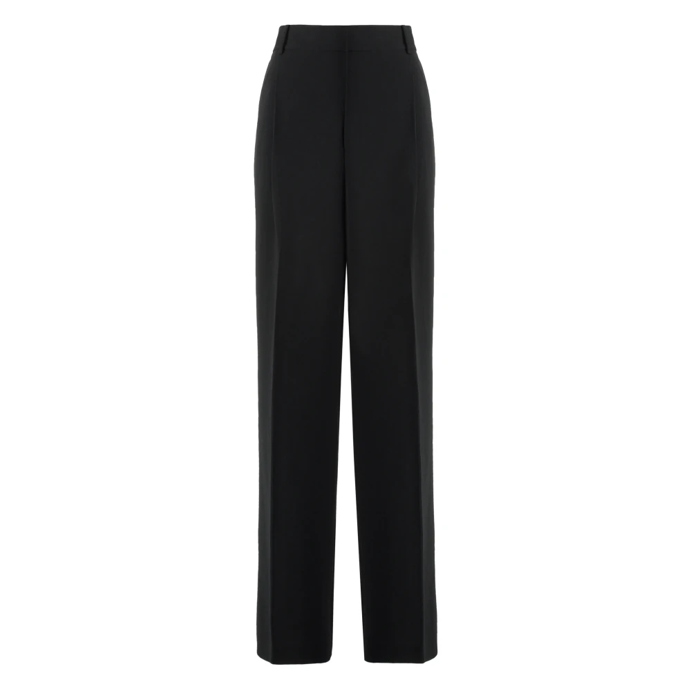 Michael Kors Women's Black Wide Trousers Extra Large