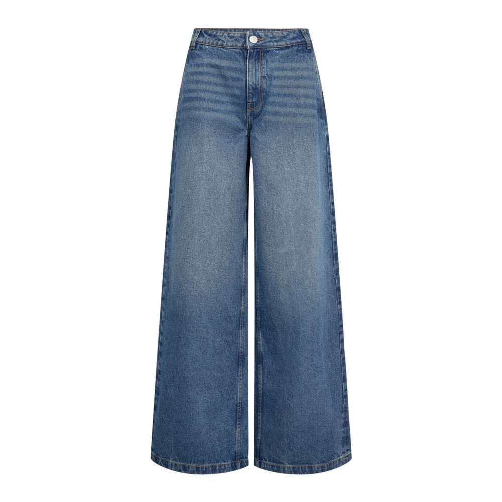 Sofie Schnoor Women's Blue Wide Jeans Large