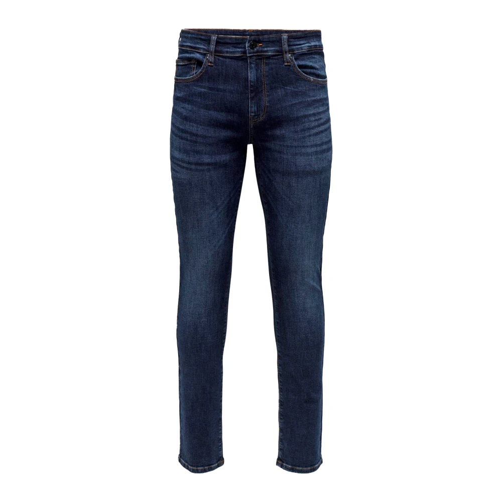 Only & Sons Men's Blue Slim-Fit Jeans W30 L32