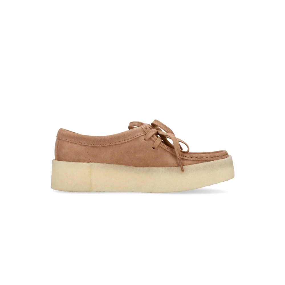 Clarks Women's Beige Laced Shoes Size 6 Uk