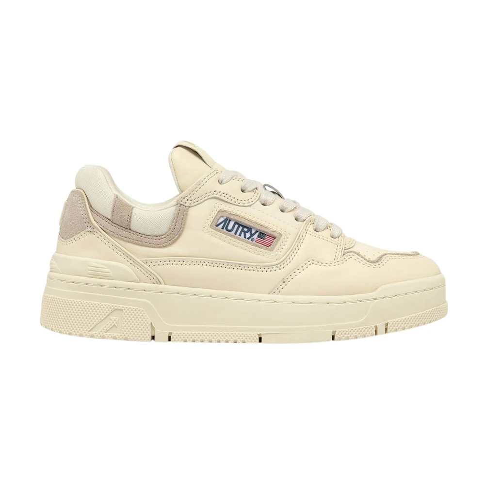 Autry Women's Beige Sneakers Size 8 Uk