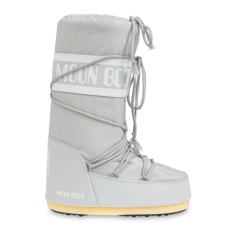 Moon Boot Women's Gray Winter Boots Size 9 Uk