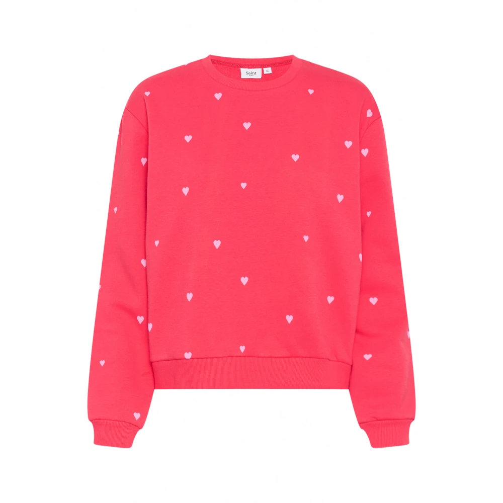 Saint Tropez Women's Pink Sweatshirts 2XL