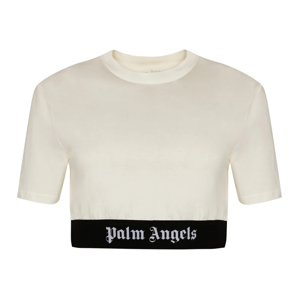 Palm Angels Women's White T-Shirts Small