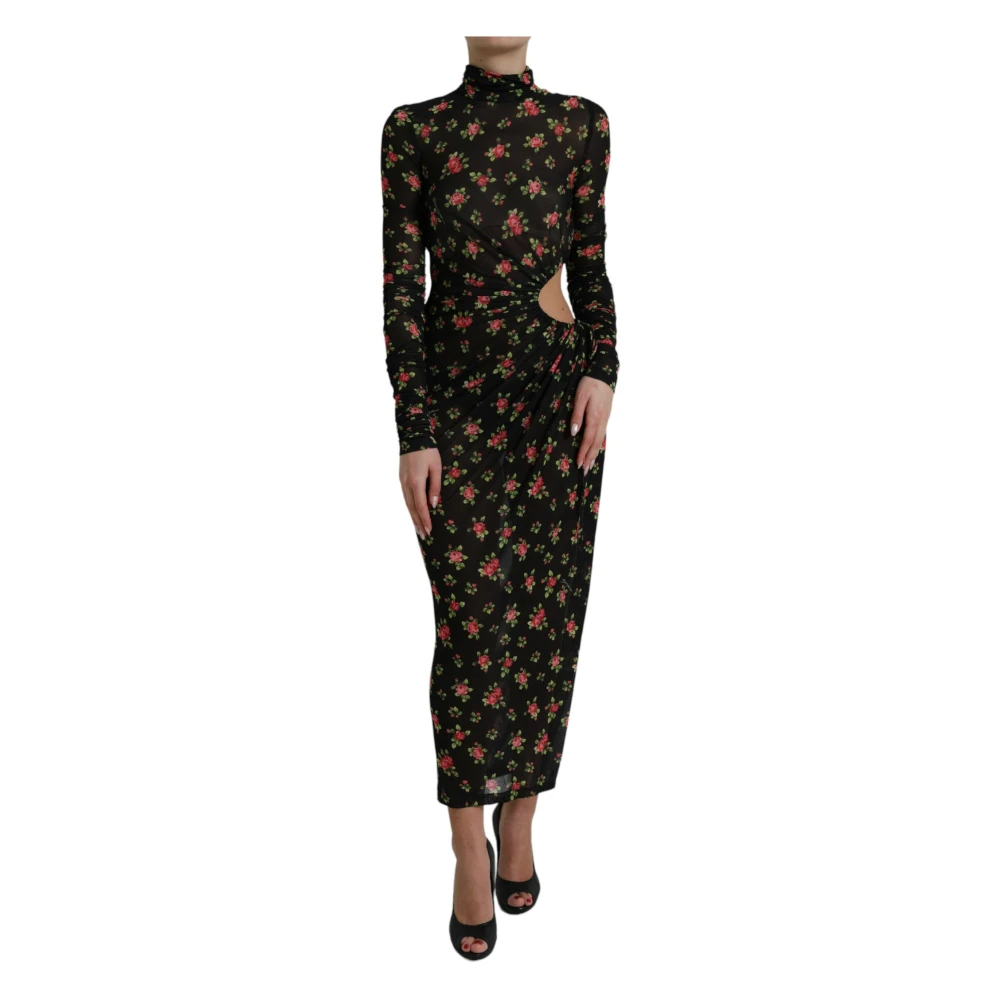 Dolce & Gabbana Women's Multicolor Midi Dresses Extra Small