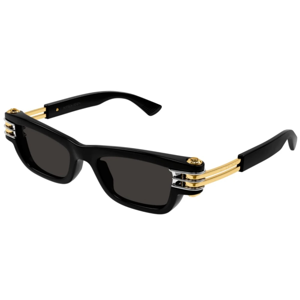 Bottega Veneta Unisex Black Sunglasses