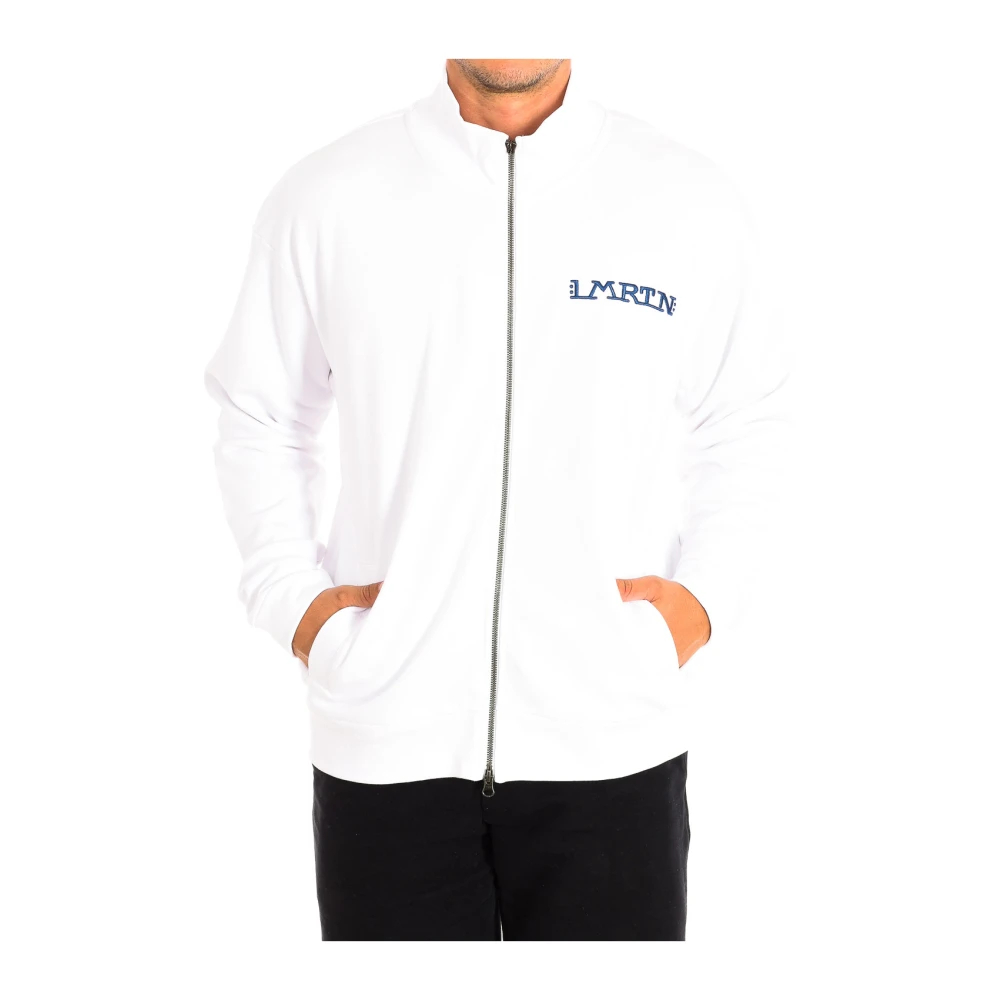 La Martina Men's White Zip-Throughs 2XL