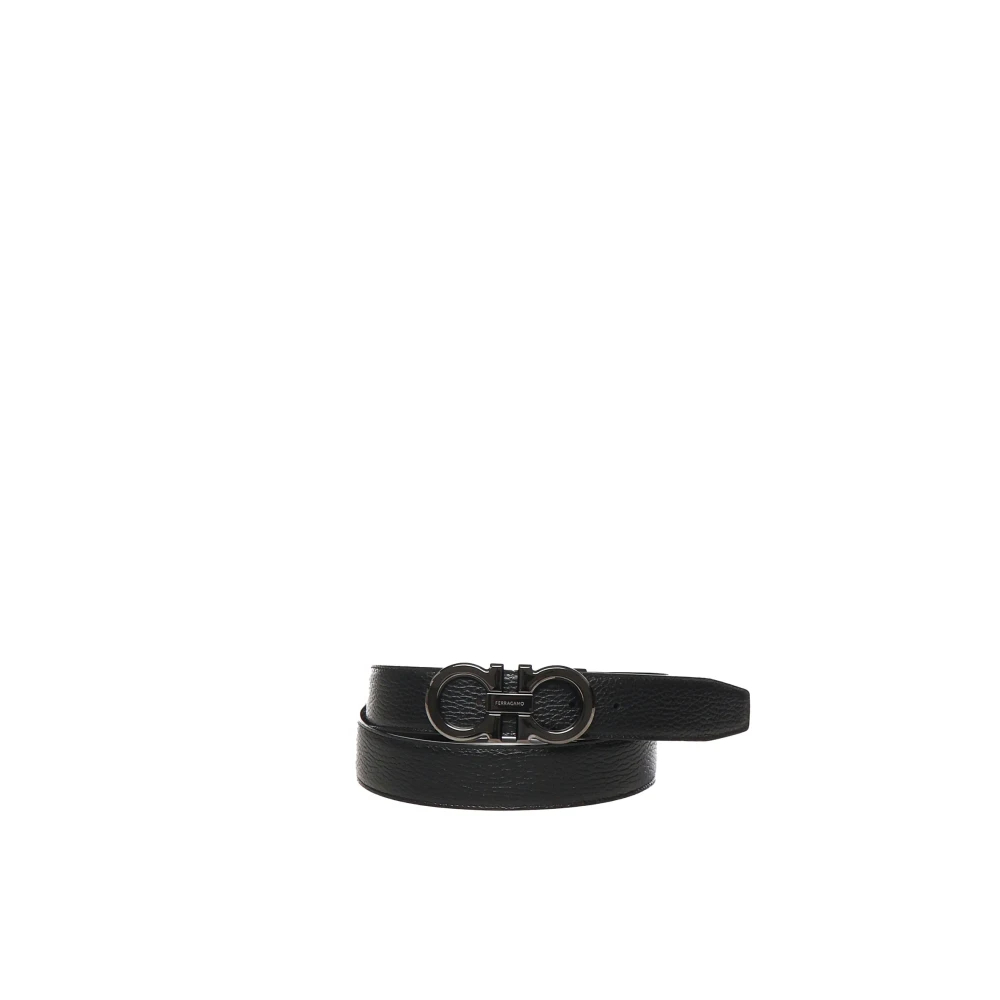 Salvatore Ferragamo Men's Black Belts Medium