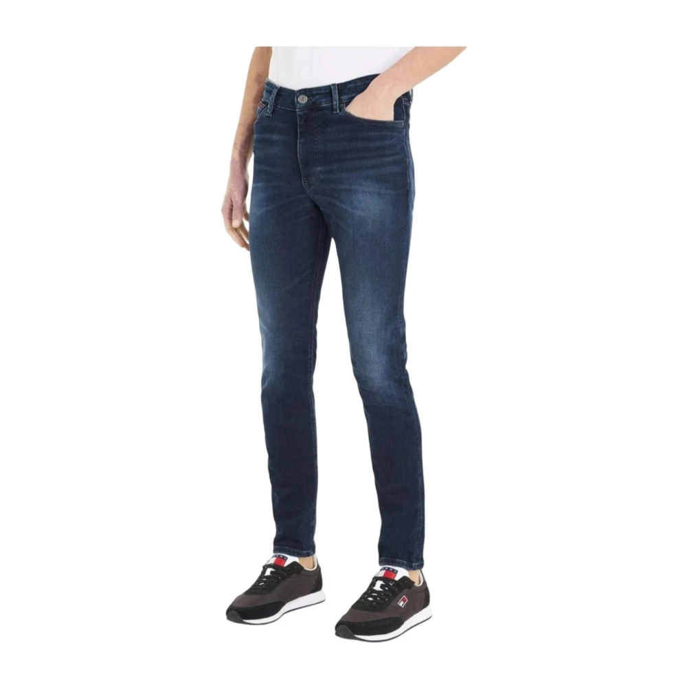 Tommy Hilfiger Men's Blue Slim-Fit Jeans W38 L32