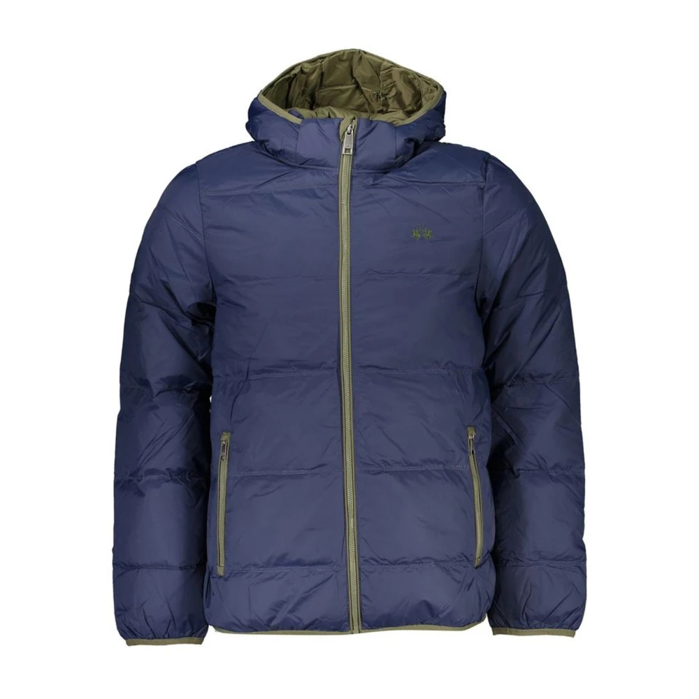 La Martina Men's Blue Winter Jackets Small
