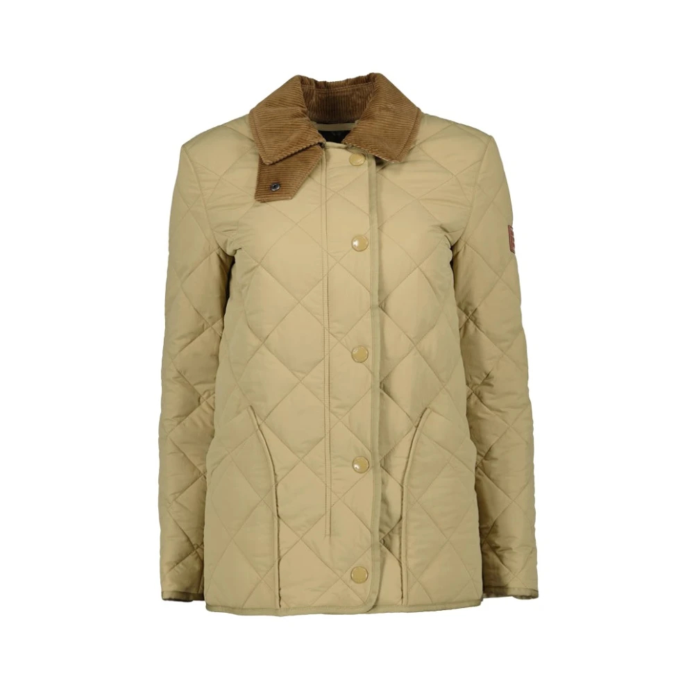 Burberry Women's Beige Light Jackets Extra Small