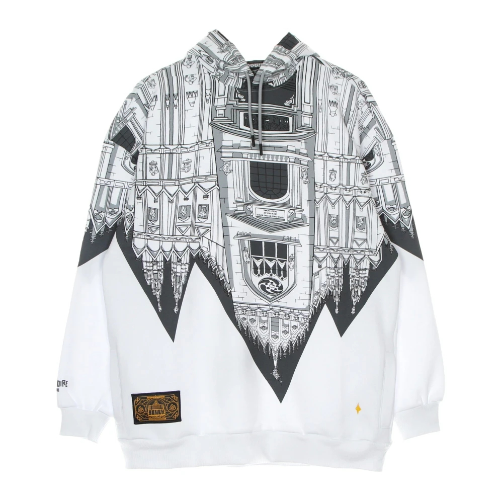 Dolly Noire Men's White Hoodies Extra Large