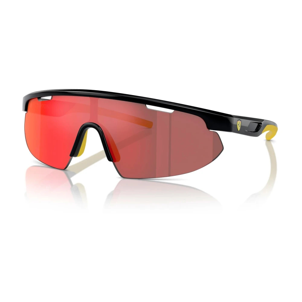 Ferrari Men's Black Sunglasses Medium