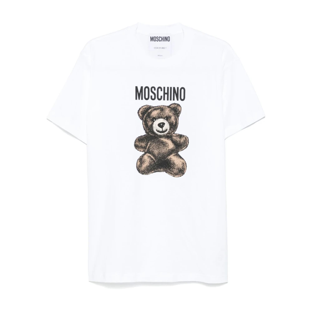 Moschino Men's White T-Shirts Small