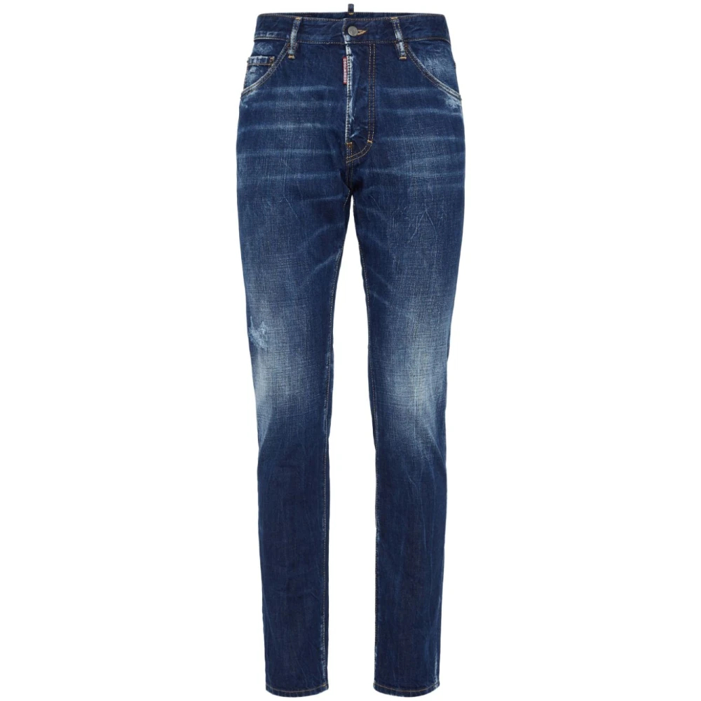 Dsquared2 Men's Blue Slim-Fit Jeans Medium