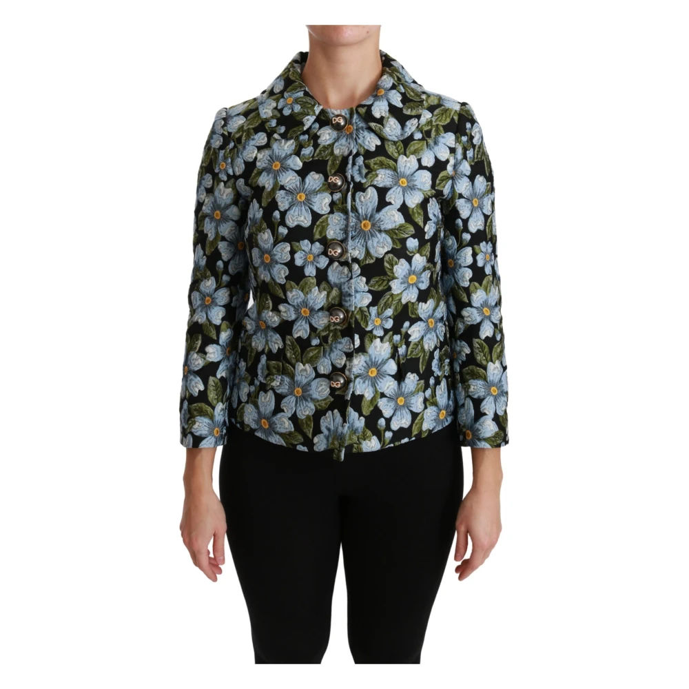Dolce & Gabbana Women's Multicolor Light Jackets Extra Small
