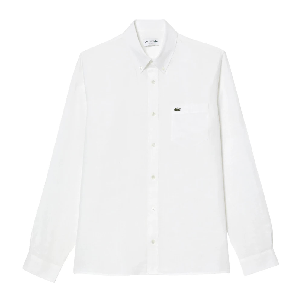 Lacoste Men's White Casual Shirts 3XL