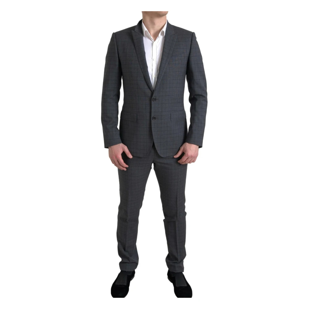 Dolce & Gabbana Men's Gray Single Breasted Suits 2XL