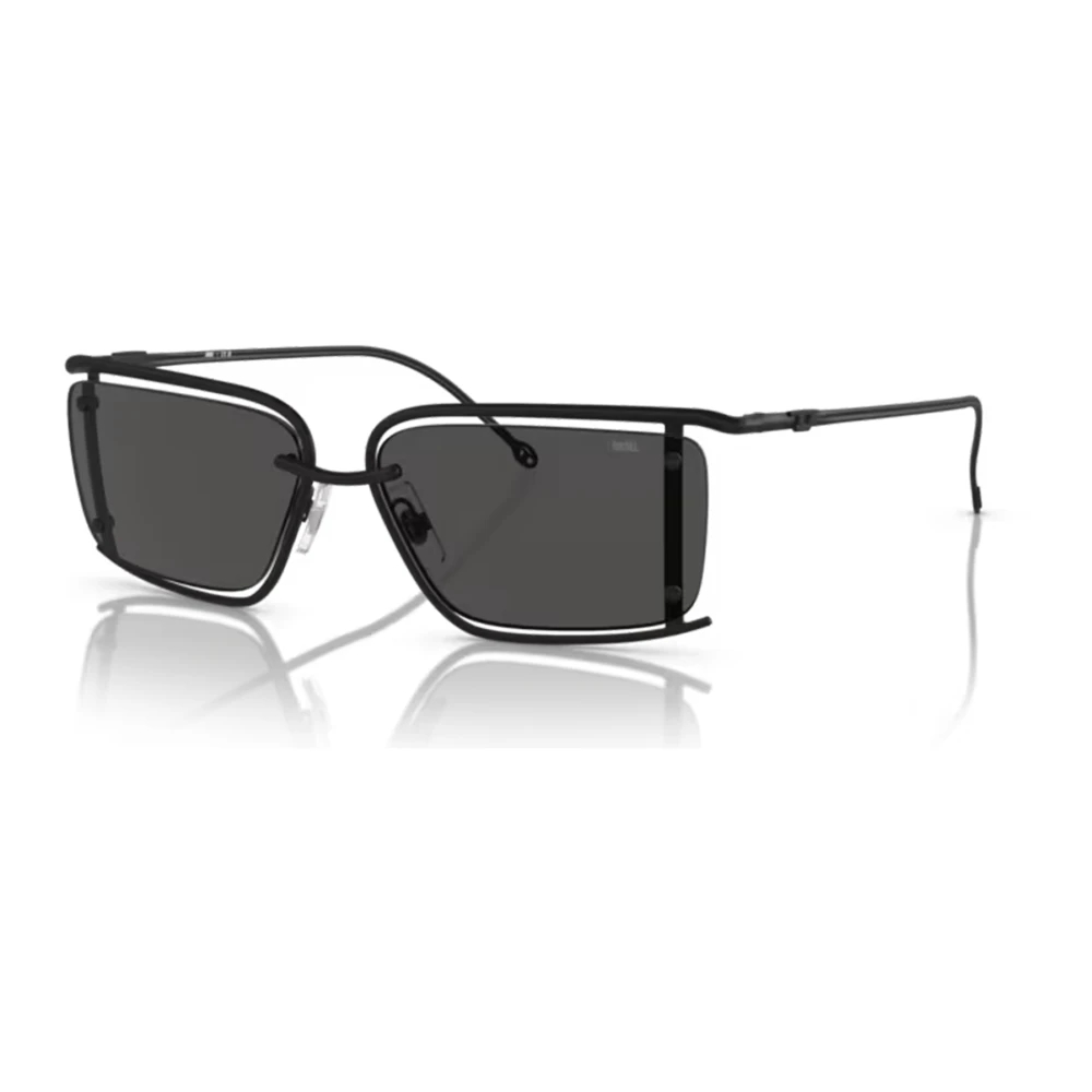 Diesel Unisex Black Sunglasses Medium