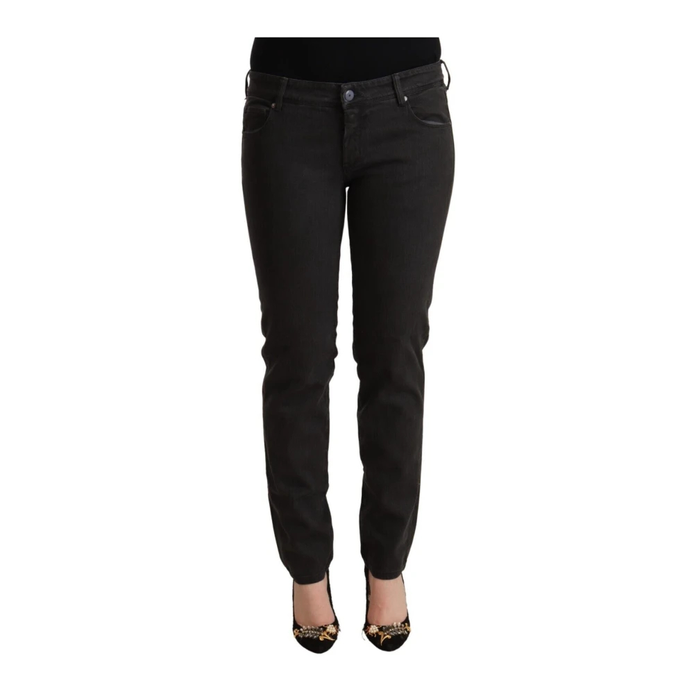 Ermanno Scervino Women's Black Slim-Fit Jeans W32