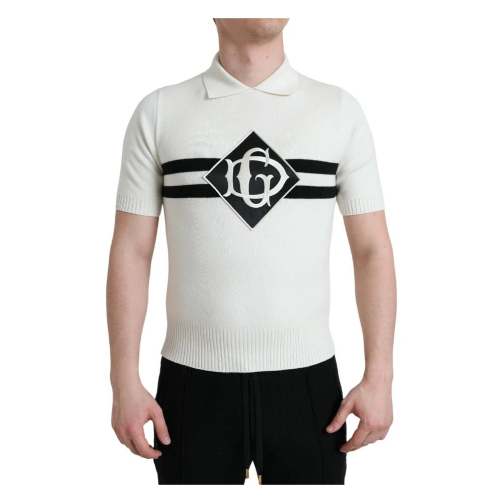 Dolce & Gabbana Men's White Polo Shirts 2XS