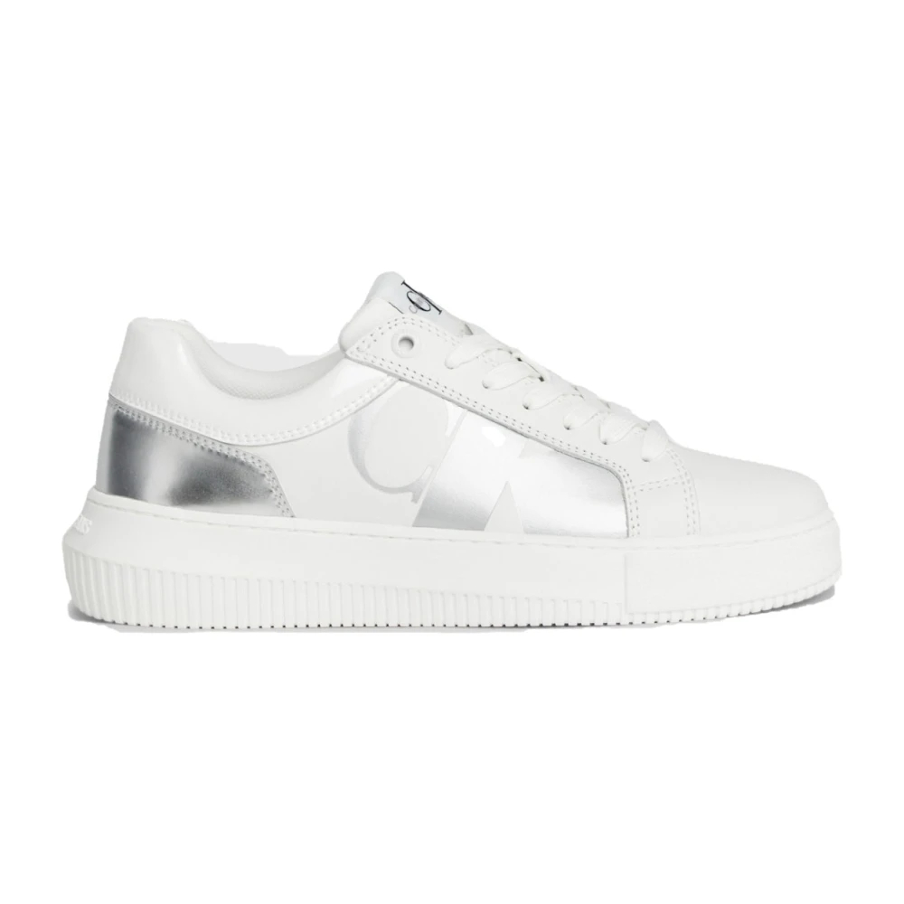 Calvin Klein Jeans Women's White Sneakers Size 4 Uk