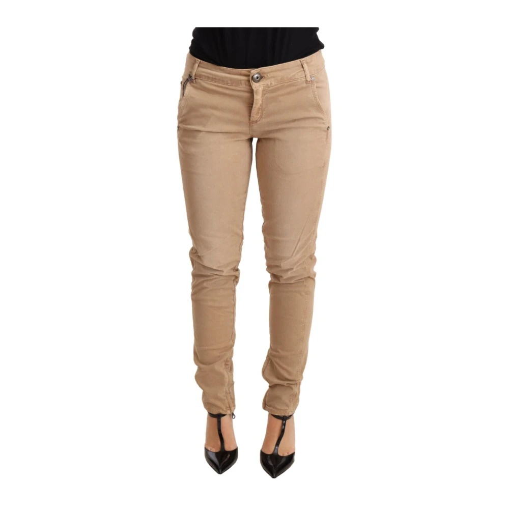 Ermanno Scervino Women's Brown Skinny Trousers W28