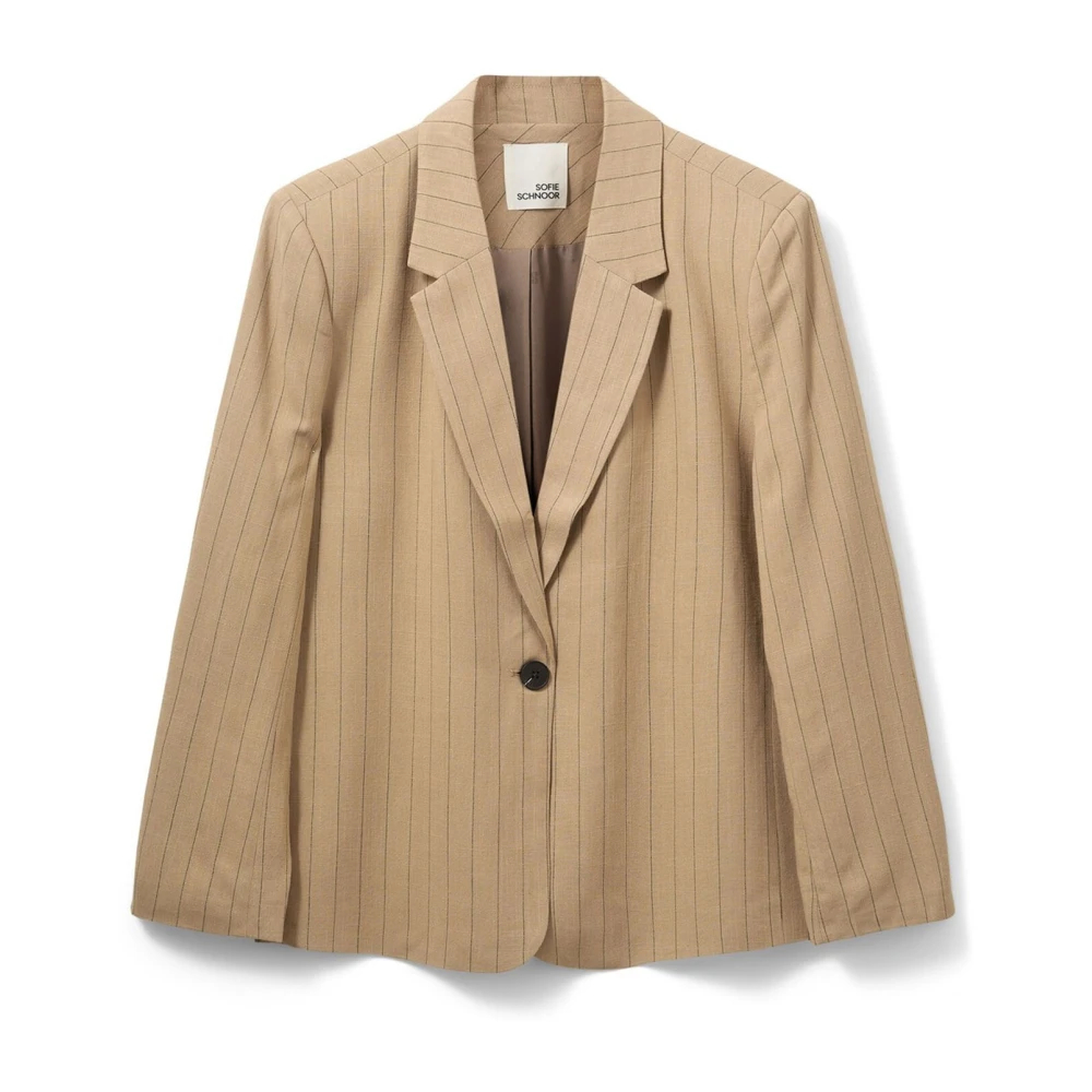 Sofie Schnoor Women's Beige Blazers Large