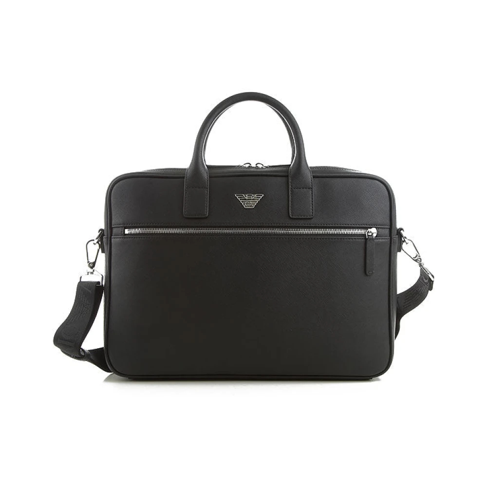 Emporio Armani Men's Black Laptop Bags & Cases