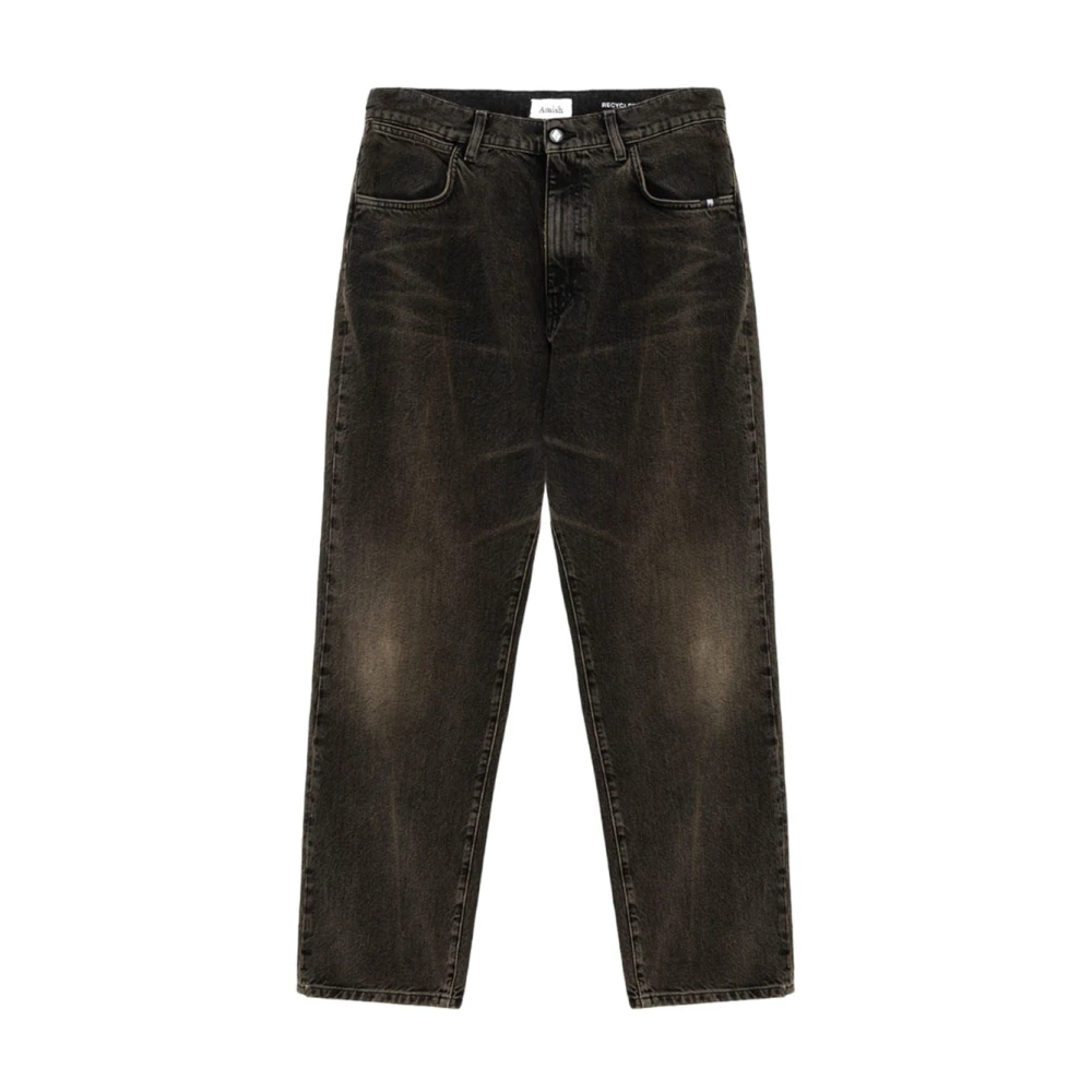 Amish Men's Black Straight Jeans W31